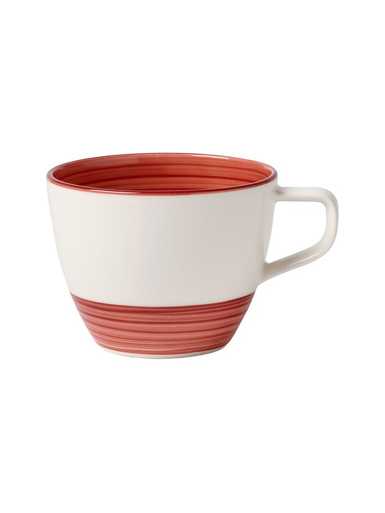 VILLEROY & BOCH Kaffee-Obertasse Manufacture Rouge 0,25l (Rot) rot
