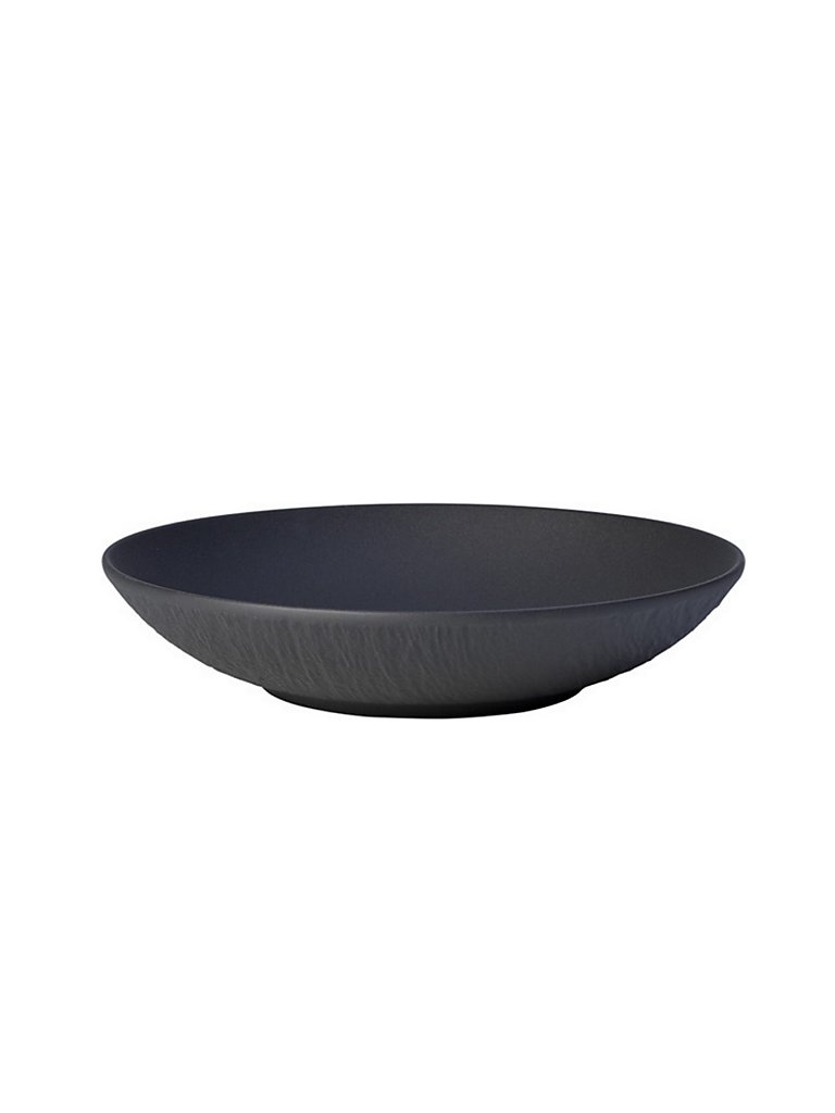 VILLEROY & BOCH Schale flach Manufacture Rock 24cm (Schwarz) schwarz