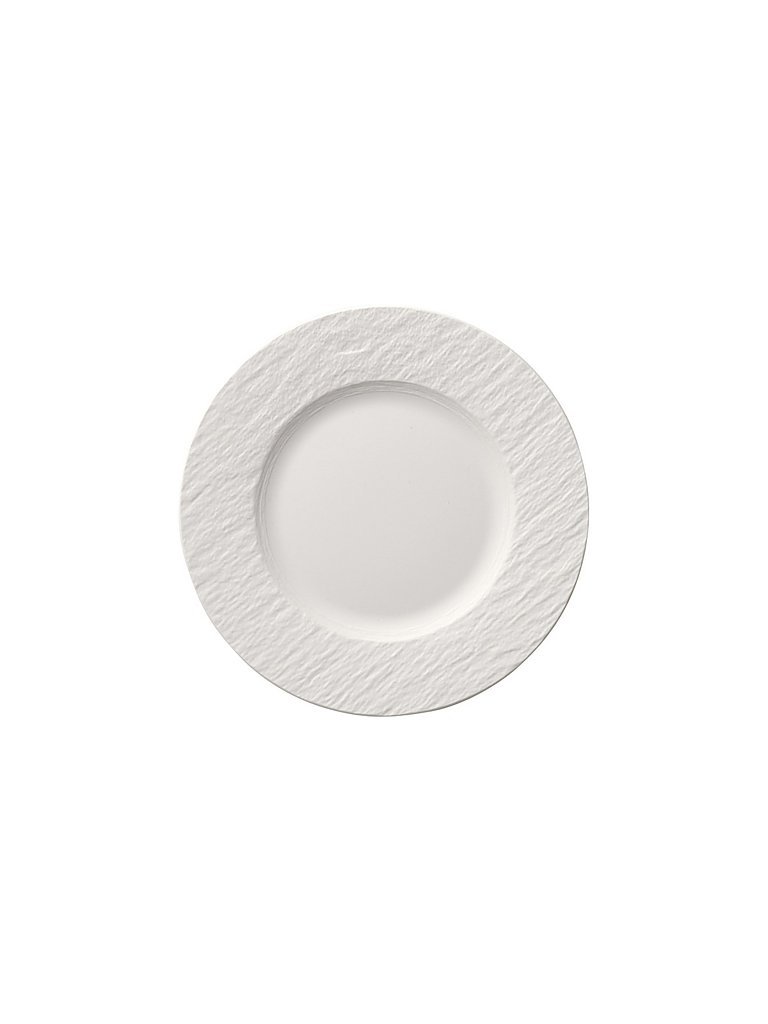 VILLEROY & BOCH Frühstücksteller Manufacture Rock 22cm (Blanc) weiß