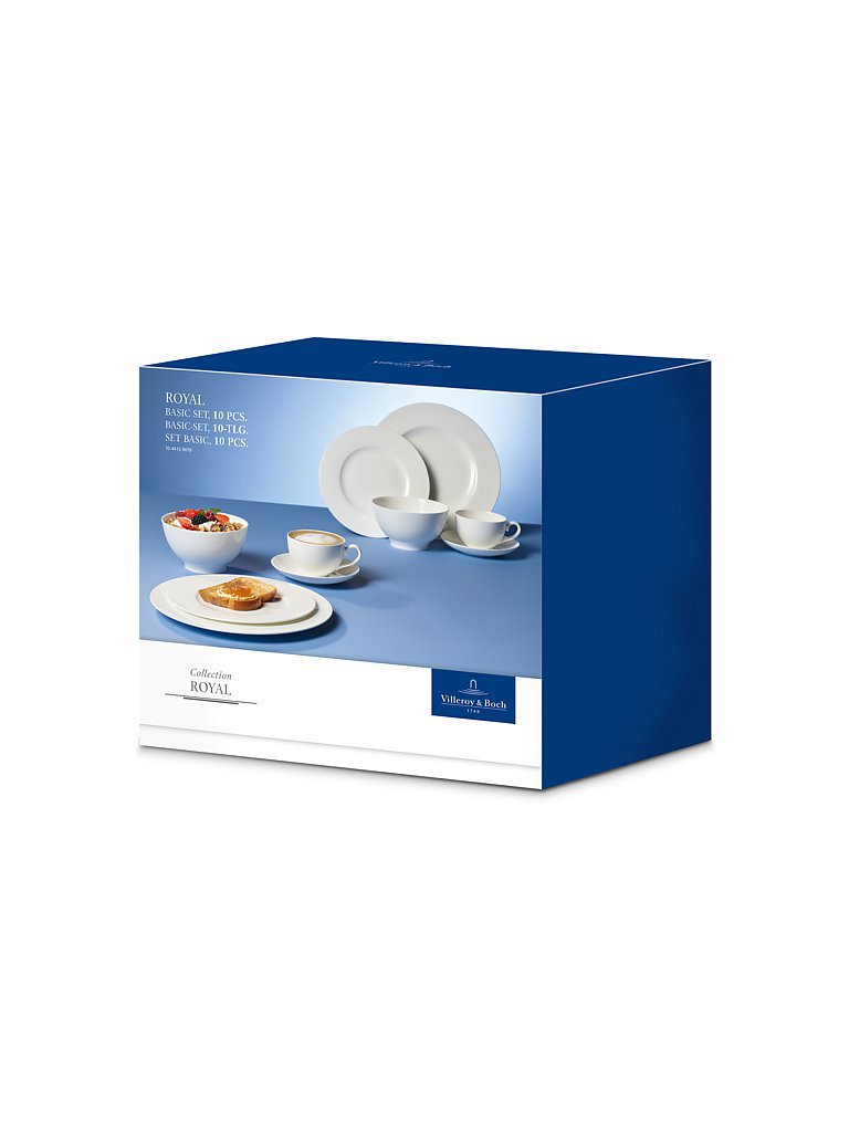 VILLEROY & BOCH Royal Basic-Set 10-teilig weiß