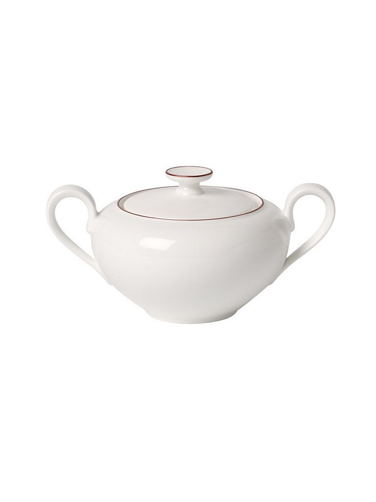VILLEROY & BOCH Zucker-/Marmeladedose Anmut Rosewood 0,35l weiß