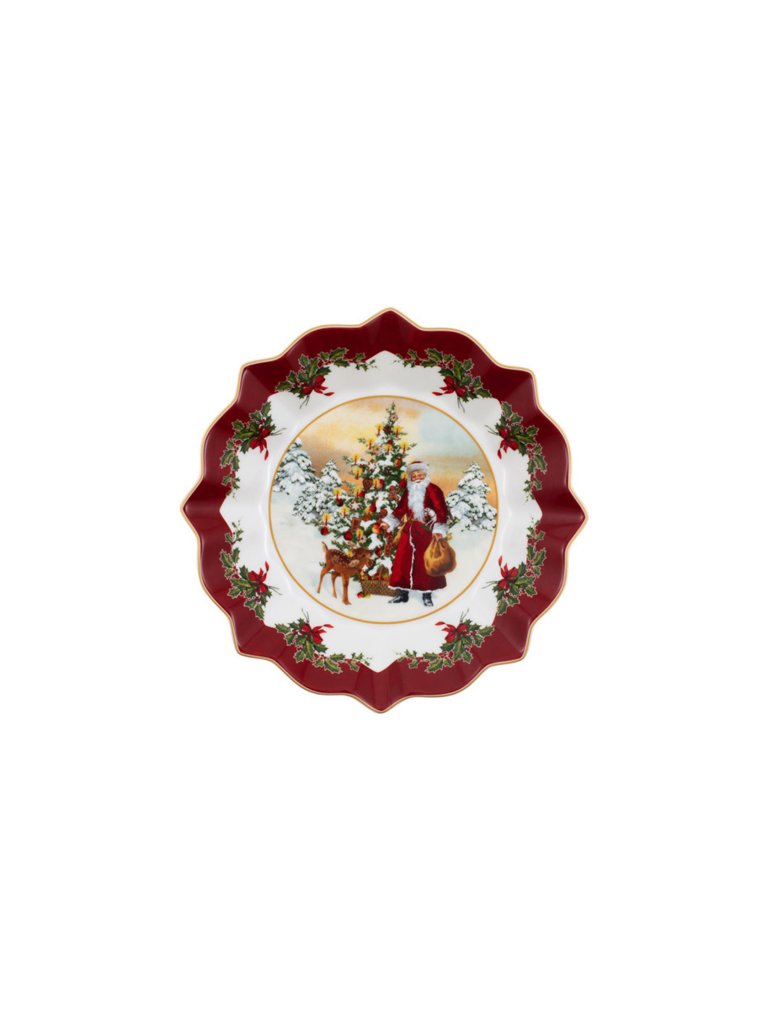 VILLEROY & BOCH Toys Fantasy - Schale gross Santa Baum 25x25cm bunt