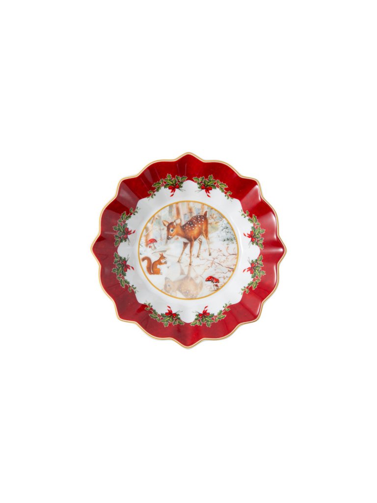 VILLEROY & BOCH Toys Fantasy - Schale klein Rehkitz 16,5x16,5cm bunt