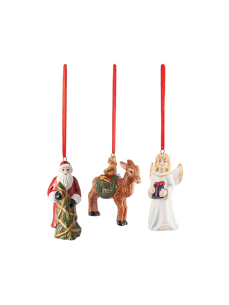 VILLEROY & BOCH Nostalgic Ornaments - Ornament 3tlg bunt