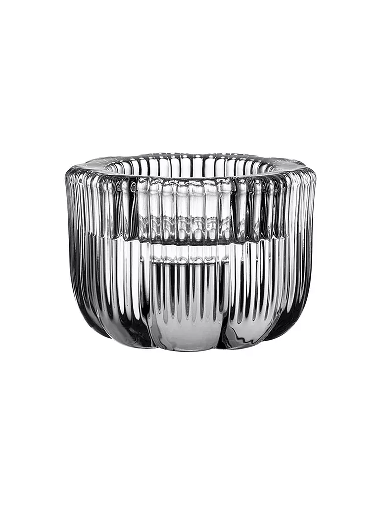 VILLEROY & BOCH | Kerzenständer 2in1 6x4,5cm FLEUR  | transparent