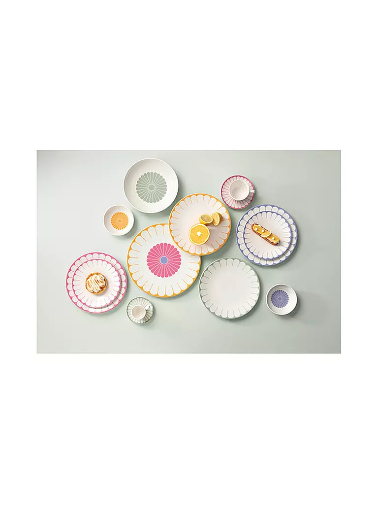 VILLEROY & BOCH | Pastaschale 24cm FLEUR CASSIS | hellgrün