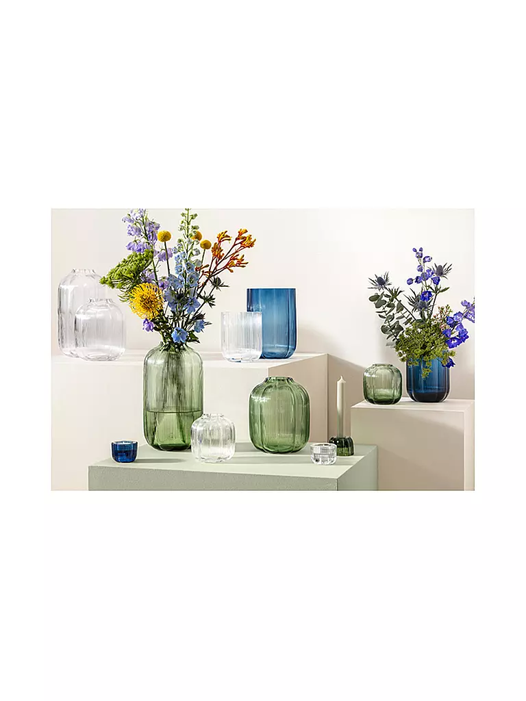 VILLEROY & BOCH | Vase 19cm FLEUR VERT | Dunkelgrün