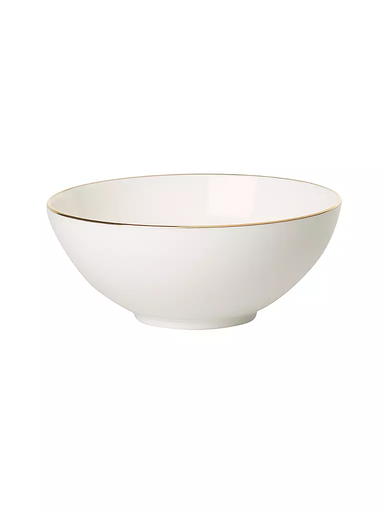 VILLEROY & BOCH SIGNATURE | Dessertschale "Anmut Gold" 13cm | weiss