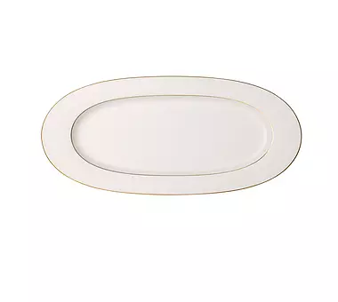 VILLEROY & BOCH SIGNATURE Platte oval "Anmut Gold" 41cm