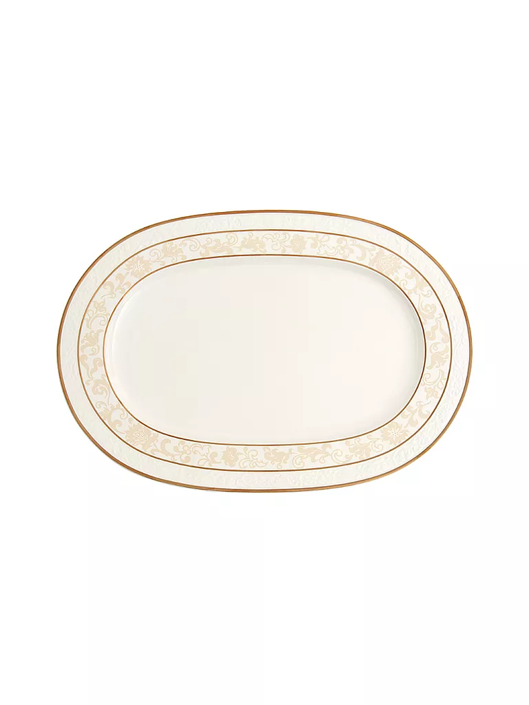 VILLEROY & BOCH SIGNATURE | Platte oval "Ivoire" 41cm | beige