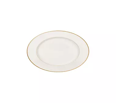 VILLEROY & BOCH SIGNATURE Platte rund flach "Anmut Gold" 32cm