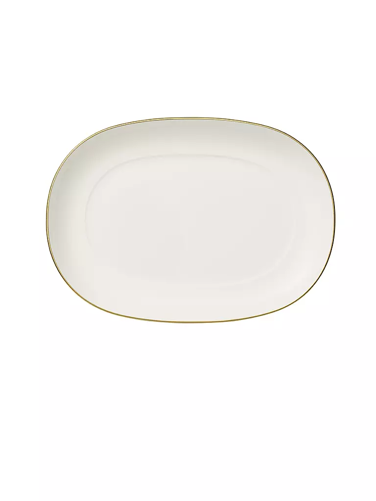 VILLEROY & BOCH SIGNATURE | Sauciere-Unterteil "Anmut Gold" 20cm | weiss