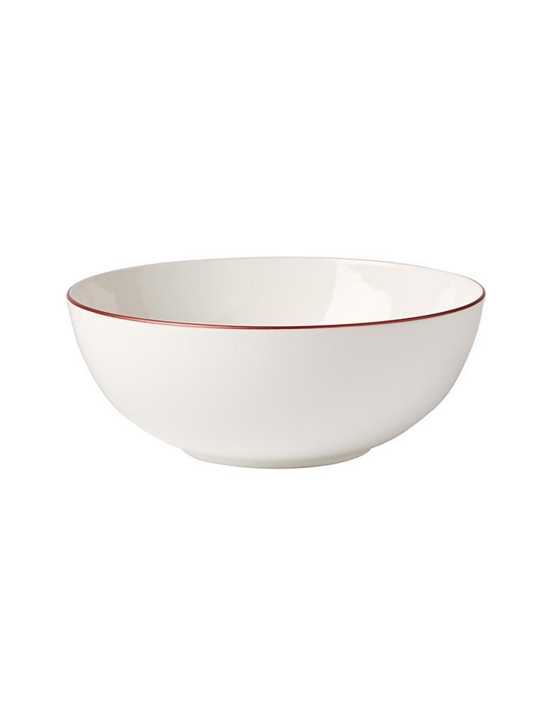 VILLEROY & BOCH SIGNATURE | Schüssel rund "Anmut Rosewood" 23cm | weiß