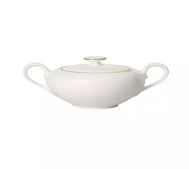 VILLEROY & BOCH SIGNATURE Zucker-/Marmeladesdose "Anmut Gold" 0 35l