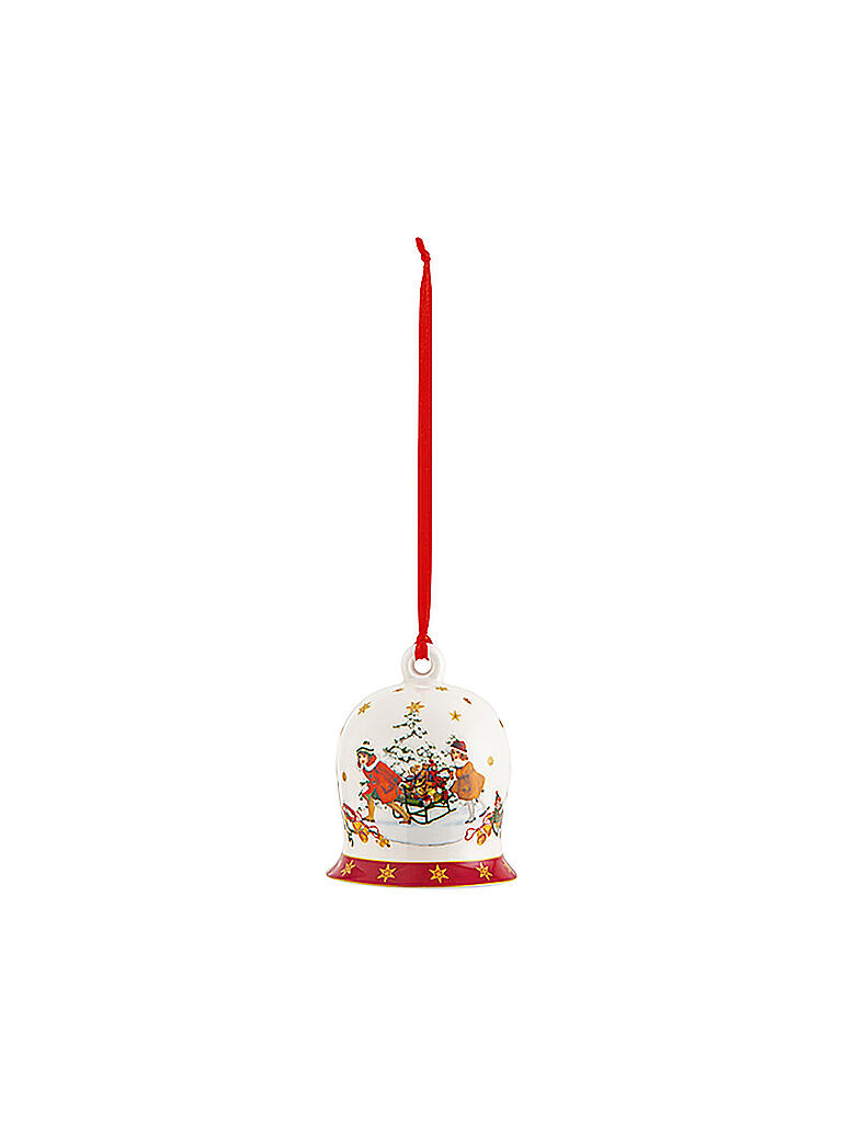 Villeroy & Boch 2024 Annual Christmas Bell Ornament | Premium Porcelain, Limited Edition, 6 X 6 X 7 Cm