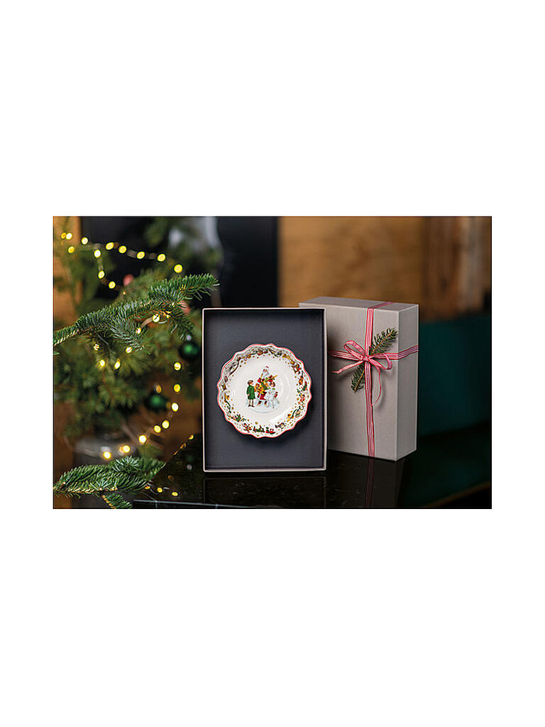 VILLEROY & BOCH | Annual Christmas Edition Jahresschale klein 2021 16x16cm | bunt
