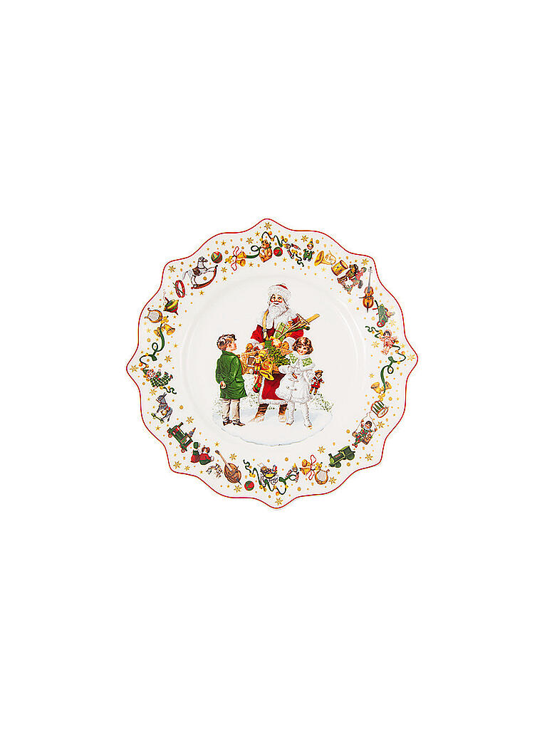 VILLEROY & BOCH Annual Christmas Edition Jahresteller 2021 24x24cm bunt