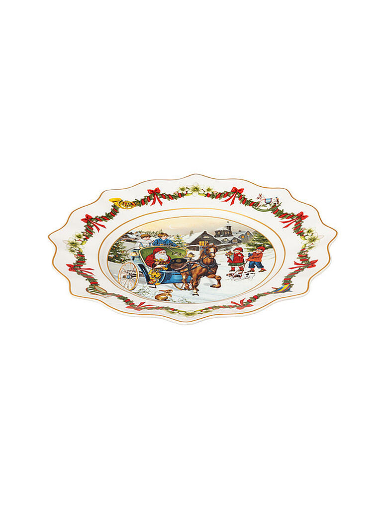 VILLEROY & BOCH | Annual Christmas Edition Jahresteller 2022 23,5x23,5x3cm | bunt