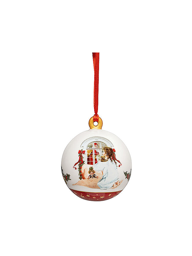 VILLEROY & BOCH | Annual Christmas Edition Kugel 2022 6,5x6,5x8cm | bunt