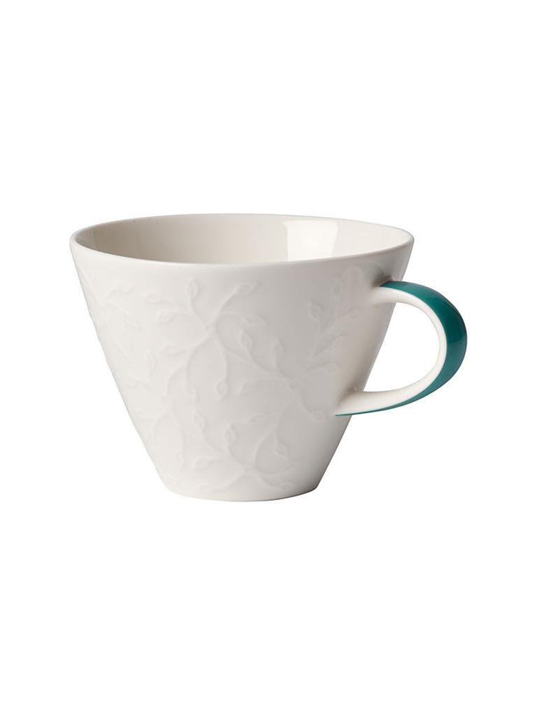 VILLEROY & BOCH | Cafe au Lait - Obertasse "Caffè Club - Floral Touch" 0,39l (Ivy) | türkis