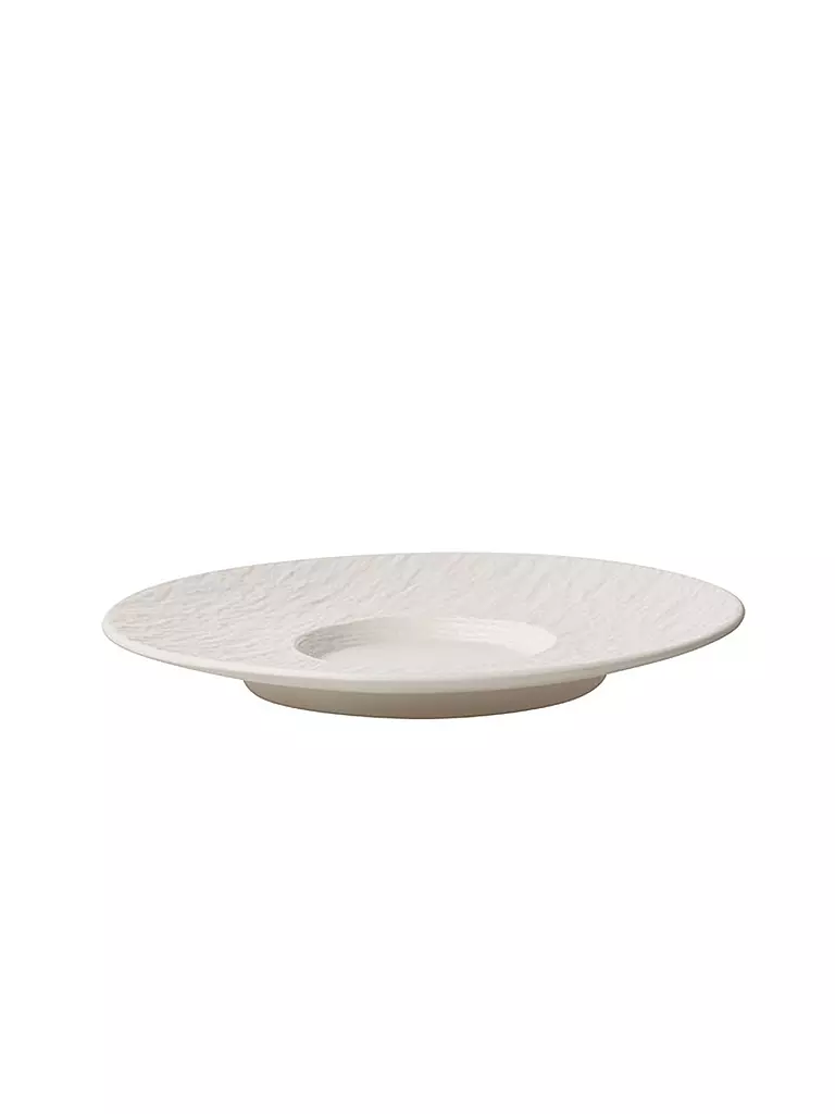 VILLEROY & BOCH | Cafe au Lait Unterteller "Manufacture Rock" 17cm (Blanc) | weiss