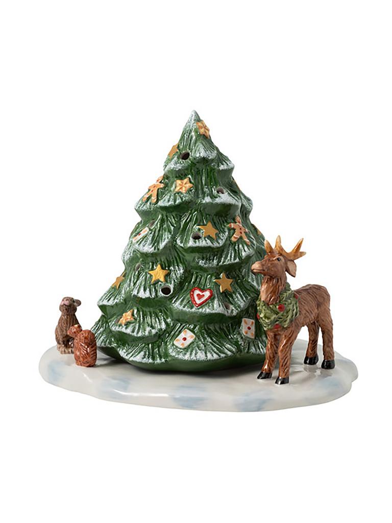 VILLEROY & BOCH | Christmas Toys - Weihnachtsbaum mit Waldtieren 23x17cm | bunt