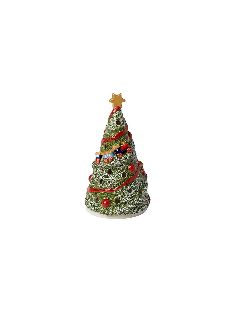 VILLEROY & BOCH Christmas Toys Windlicht Tannenbaum 8x8x16cm bunt