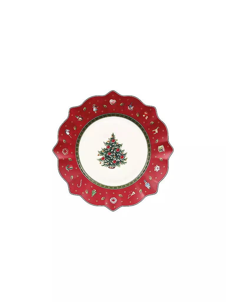 VILLEROY & BOCH | Frühstücksteller 24cm "Toy's Delight" | dunkelrot