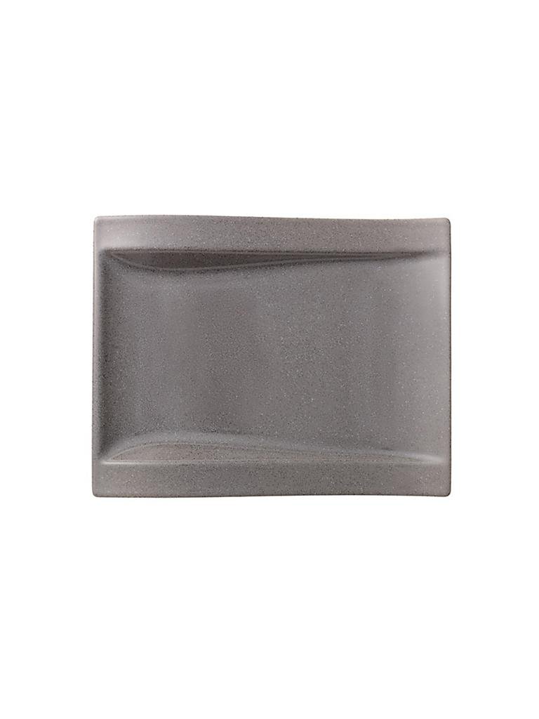 VILLEROY & BOCH | Frühstücksteller rechteckig "NewWave Stone" 26x20cm | grau