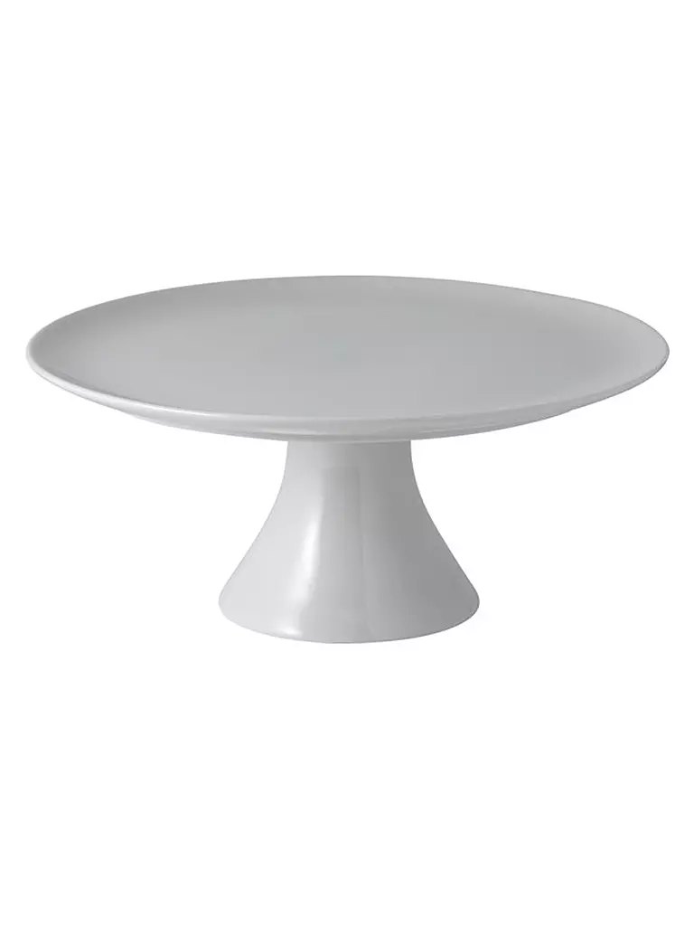 VILLEROY & BOCH | Kuchenplatte auf Fuss For Me 30,3cm Weiss/Goldrand | weiss