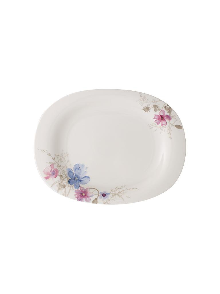 VILLEROY & BOCH | Servierplatte 34cm "Mariefleur Gris" | blau