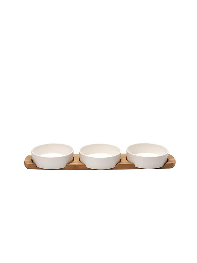 VILLEROY & BOCH | Toppingplatte Set 4-tlg. "Pizza Passion" | weiß