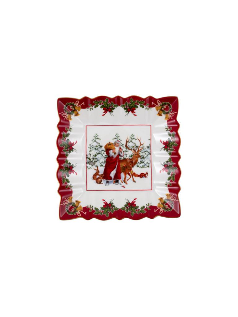 VILLEROY & BOCH | Toys Fantasy - Schale eckig Waldtiere Santa 23x23cm | bunt