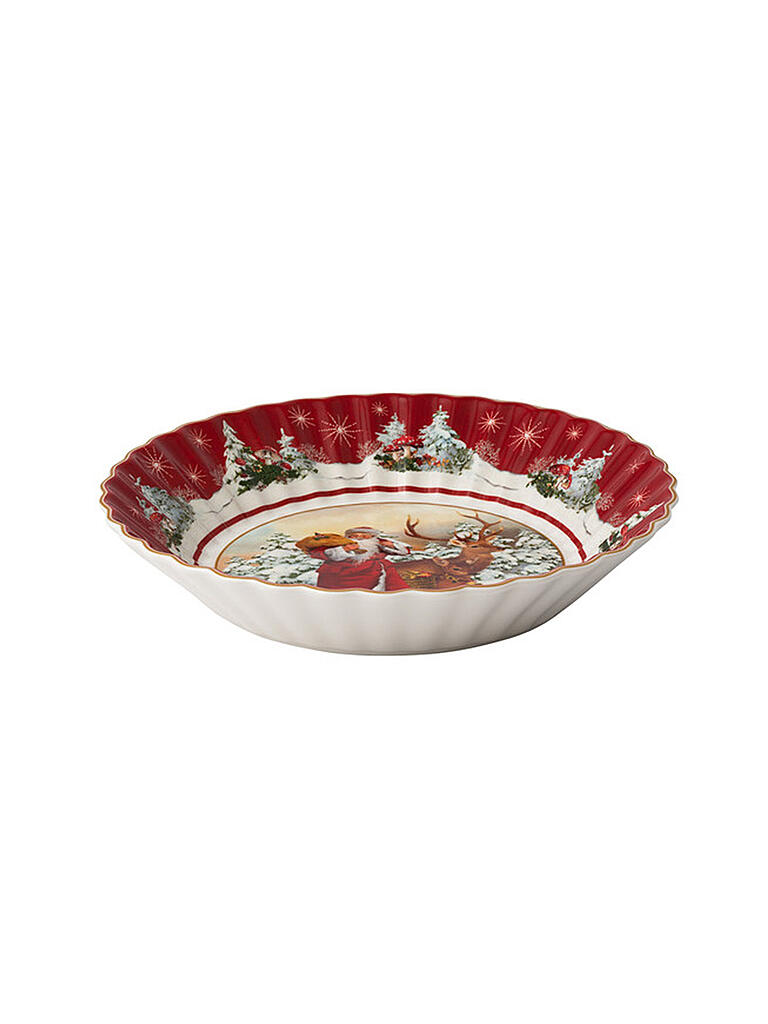 VILLEROY & BOCH | Toys Fantasy - Schale gross Santa Waldtiere 25x25cm | bunt