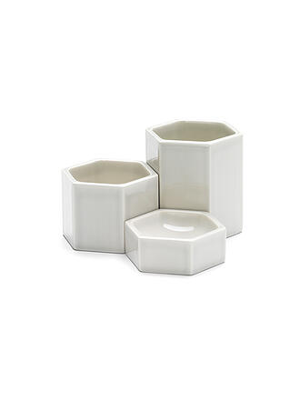 VITRA | Container Hexagonal 3er Set Hellgrau