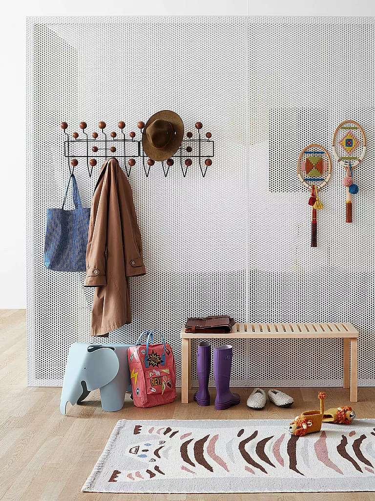 VITRA | Garderobe Hang it all Nussbaum/Schoko | braun