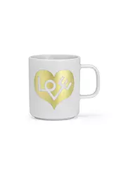 VITRA | Henkelbecher - Tasse Coffee Mug  Love Heart Gold | gold
