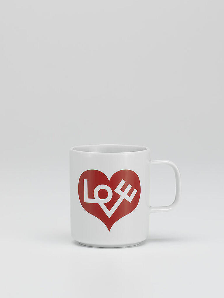 VITRA | Henkelbecher - Tasse Coffee Mug  Love Heart Rot | rot