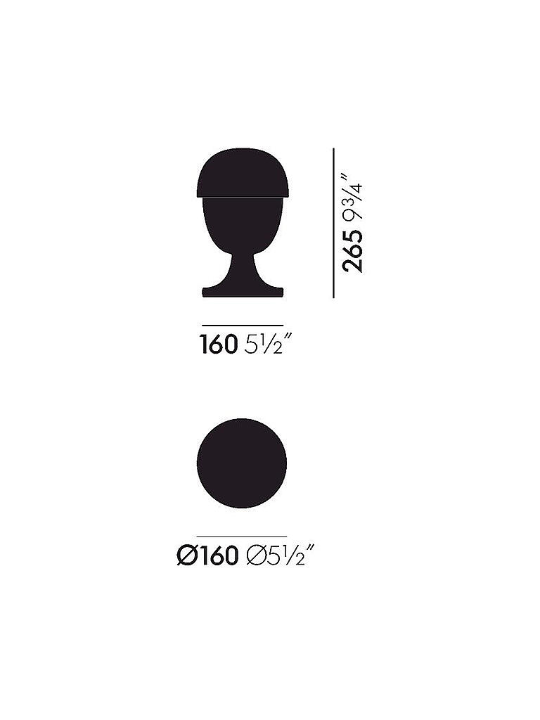 VITRA | Keramik Containers Girard No.3  Dark Aubergine | lila