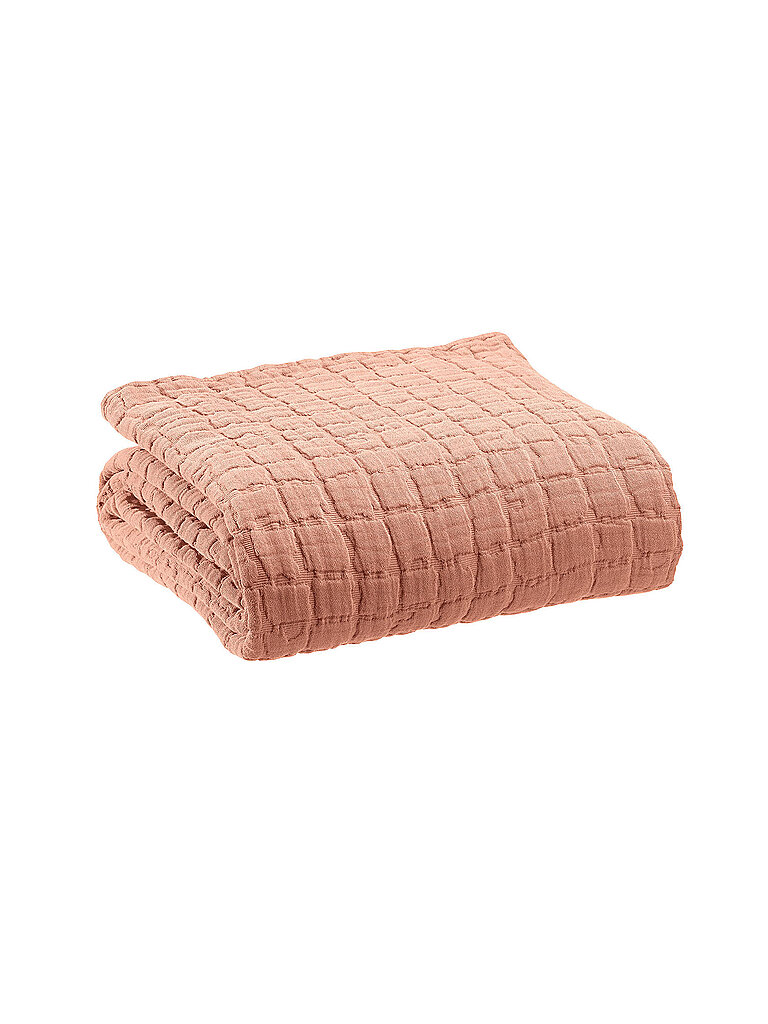 VIVARAISE Wohndecke - Plaid 130x200cm Argile orange – VIVARAISE