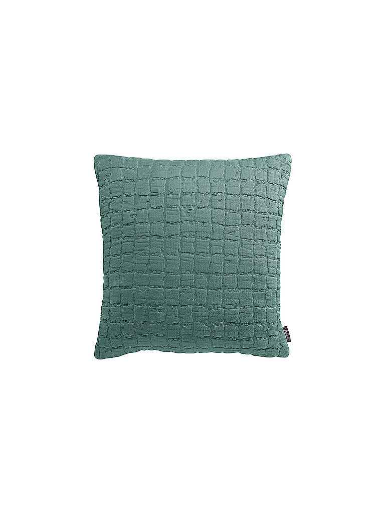 VIVARAISE Kissenhülle 45x45cm SWAMI Lichen  petrol – VIVARAISE