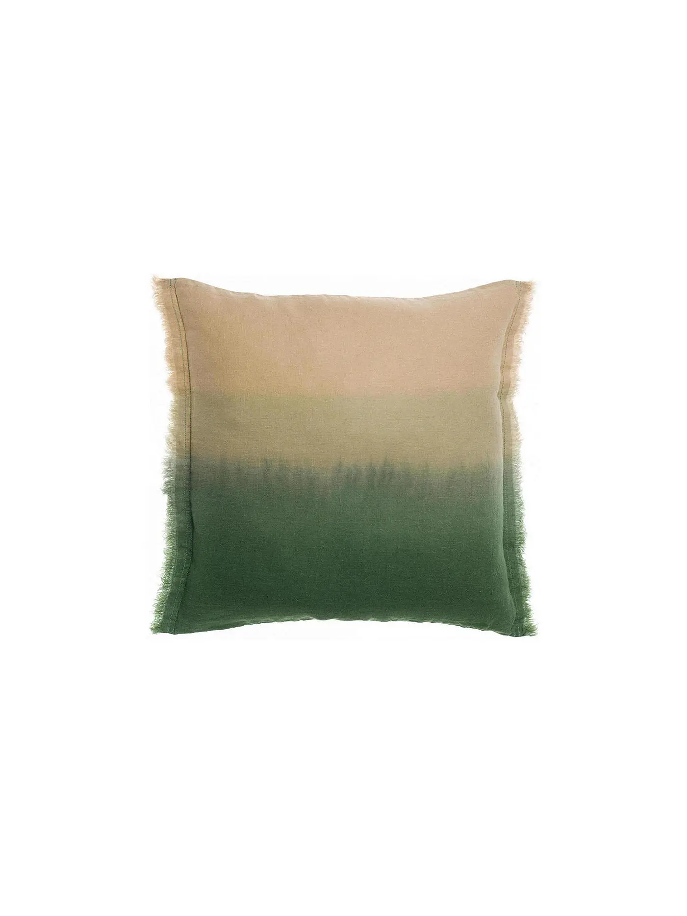 VIVARAISE | Kissenhülle 45x45cm ZEFF Shade Peche  | dunkelgrün