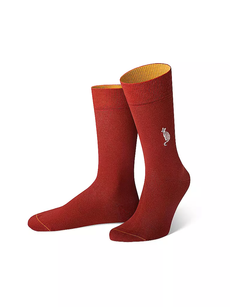 VON JUNGFELD | Socken KATZE rot | rot