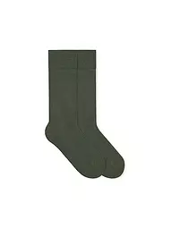 VON JUNGFELD | Socken orange  | dunkelgrün