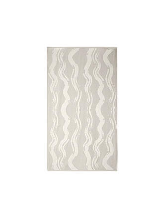 VOSSEN | Velours-Strandtuch 100x180cm COAST LINSE Stone