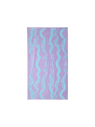 VOSSEN | Velours-Strandtuch 100x180cm COAST LINSE Lavender