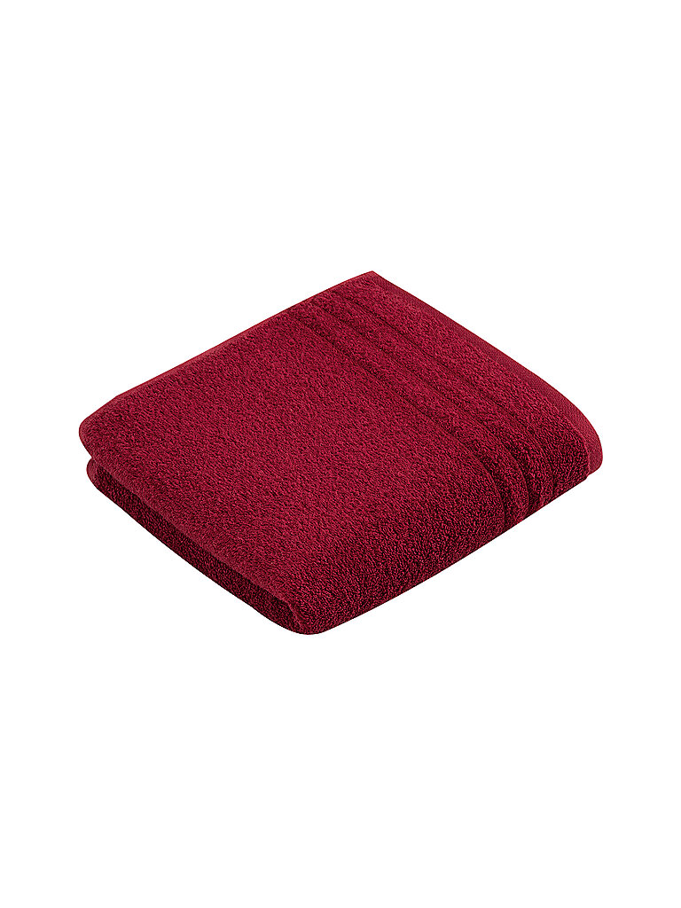 VOSSEN Handtuch Vision 50x100cm Rubin rot