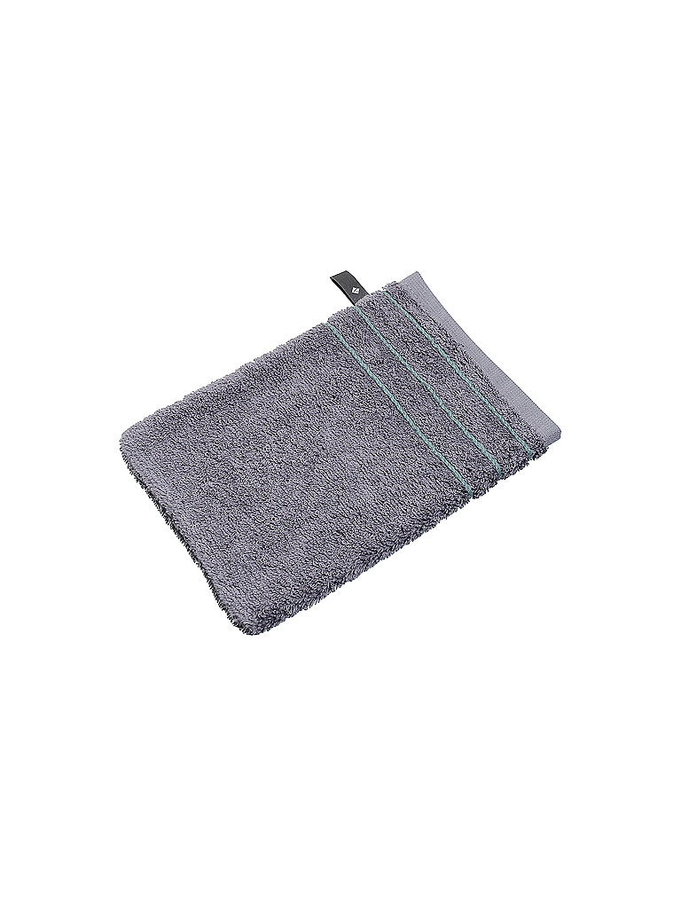 VOSSEN Waschhandschuh Vision 16x22cm Graphit grau
