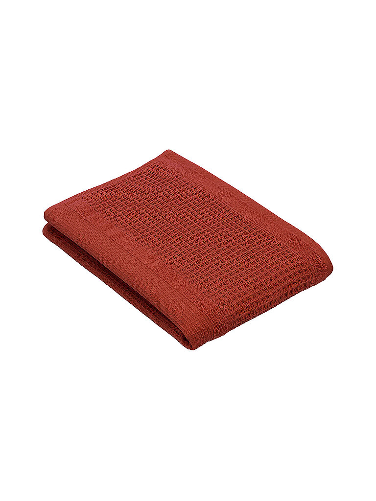 VOSSEN Duschtuch 67x140cm SENSES Raw Sugar dunkelrot – VOSSEN