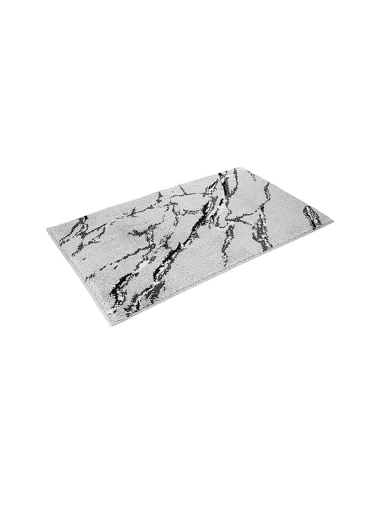 VOSSEN Badteppich VOSSEN MARBLE 60x100cm Light Grey hellgrau